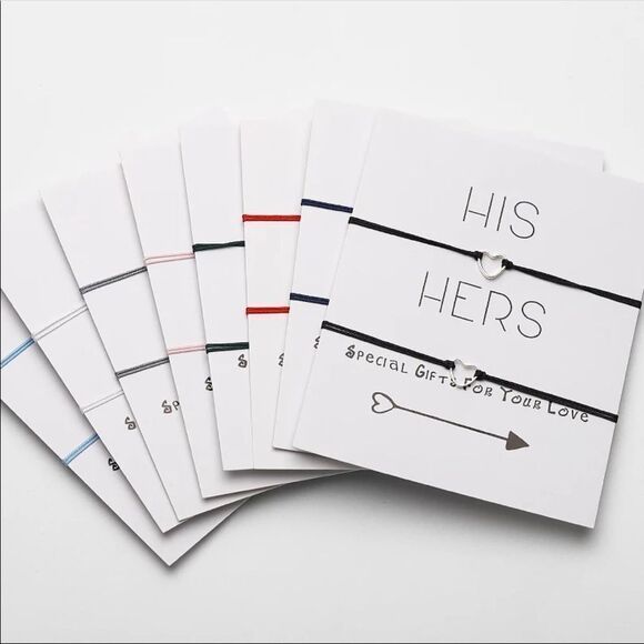 NAVY His & Hers Matching Rope Bracelets - Picture 1 of 10